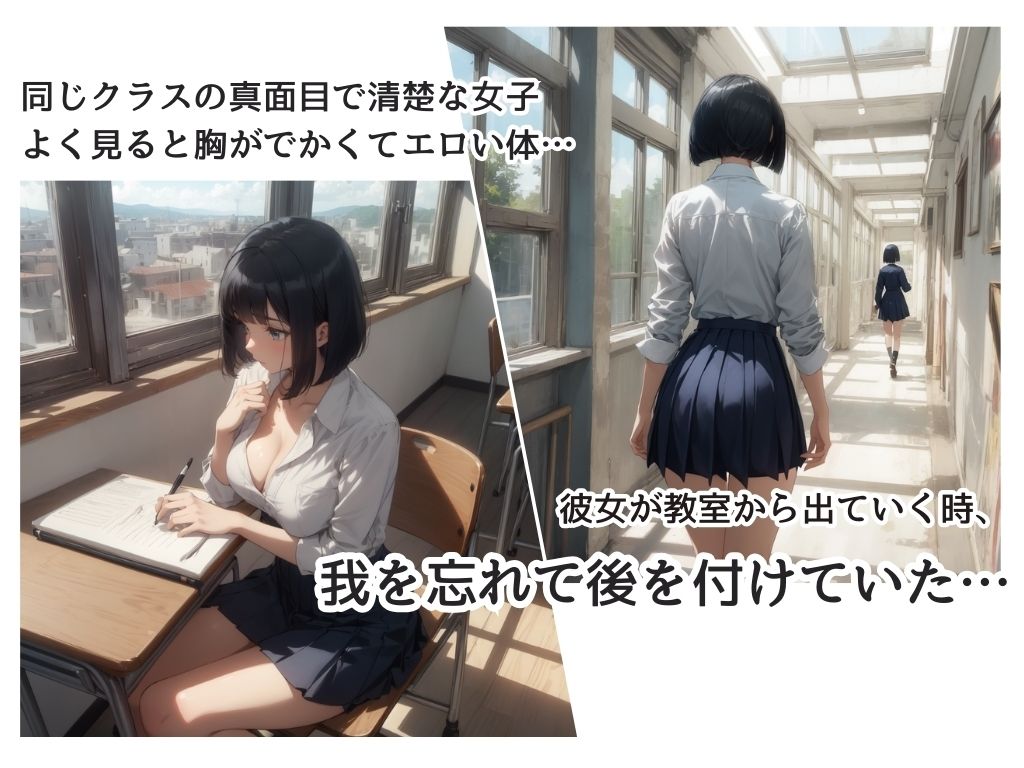 サンプル画像1:彼女の後を付けて犯しまくった話 – 清楚女子(AI friend) [d_460288]