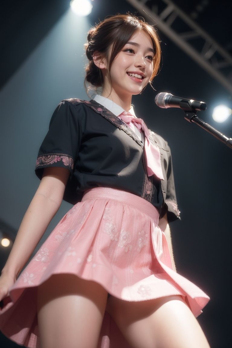 サンプル画像3:チラリ神対応アイドル選手権(空想AI美女本舗) [d_460447]