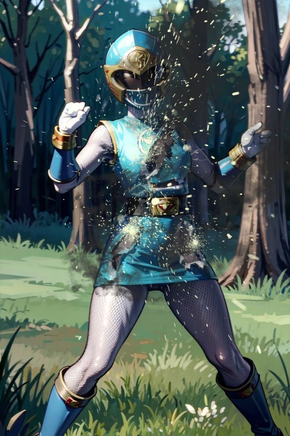 サンプル画像3:戦隊ヒロイン研究報告2024 8(AIヒロピン研究所) [d_460509]