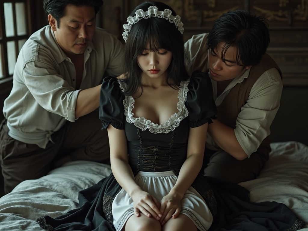 サンプル画像1:使用人たちの性の乱れ(もう限界) [d_460511]