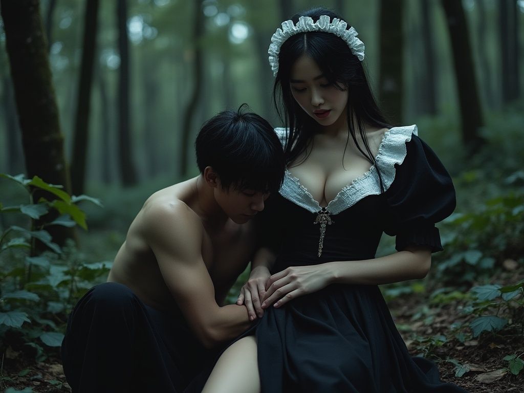 サンプル画像4:使用人たちの性の乱れ(もう限界) [d_460511]