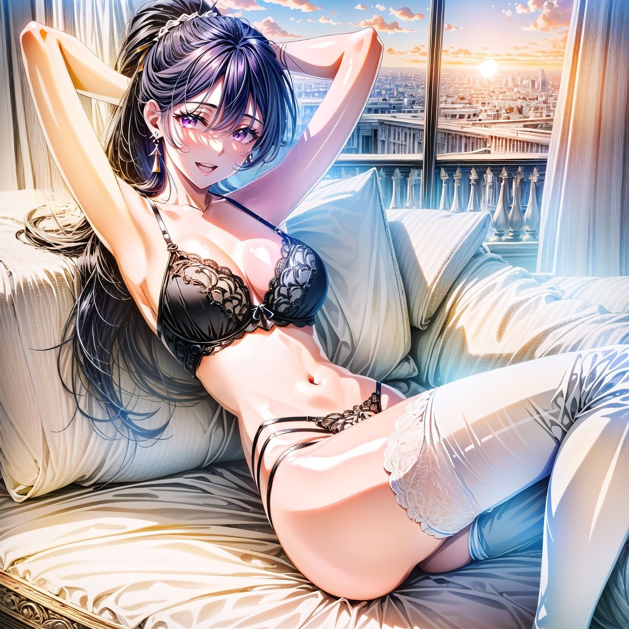 サンプル画像5:ただでさええろくて綺麗なお姉さん、ア○ノさんのアヘ顔がだらしなくてエロい_玩具目隠し編(dempa) [d_460551]