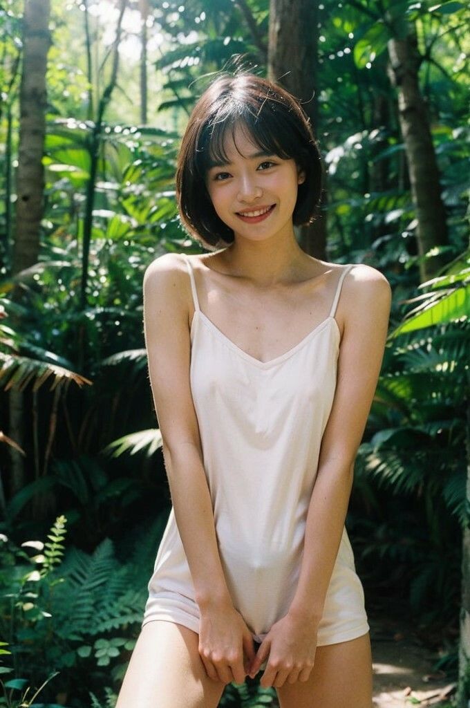 サンプル画像1:腋毛と胸ポチ(もう限界) [d_460566]