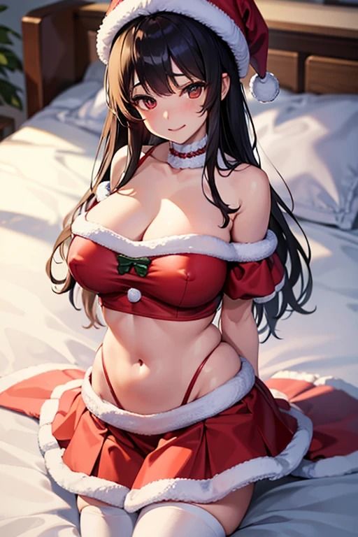 サンプル画像3:可愛いサンタクロース＃6(AIGirlPhoto-4) [d_460594]