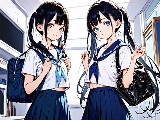 サンプル画像1:可愛くて人気者のちっぱい双子姉妹は僕の従順なオナペット(焼肉ショコラティエ) [d_460824]