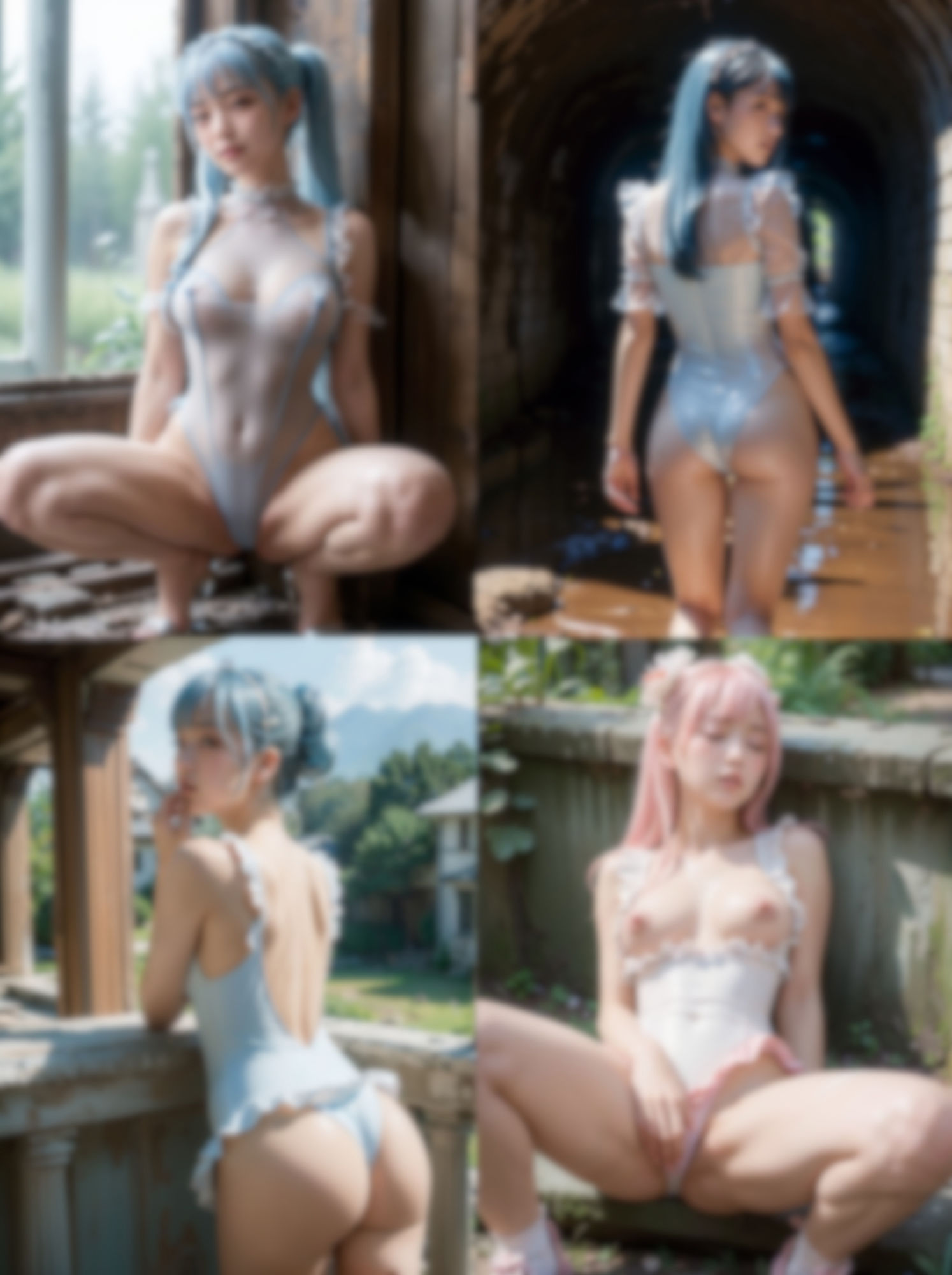 サンプル画像1:500P フリルワンピース水着 美少女グラビア(え〜あい出版) [d_460830]