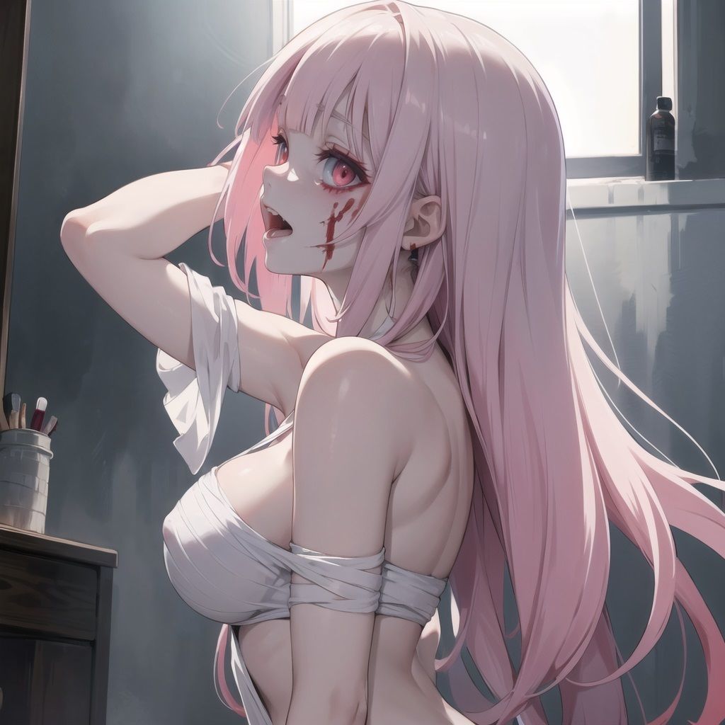 サンプル画像1:ゾンビパニック！ハロウィンコスプレ300P！(アトリエアイナーガ) [d_460858]