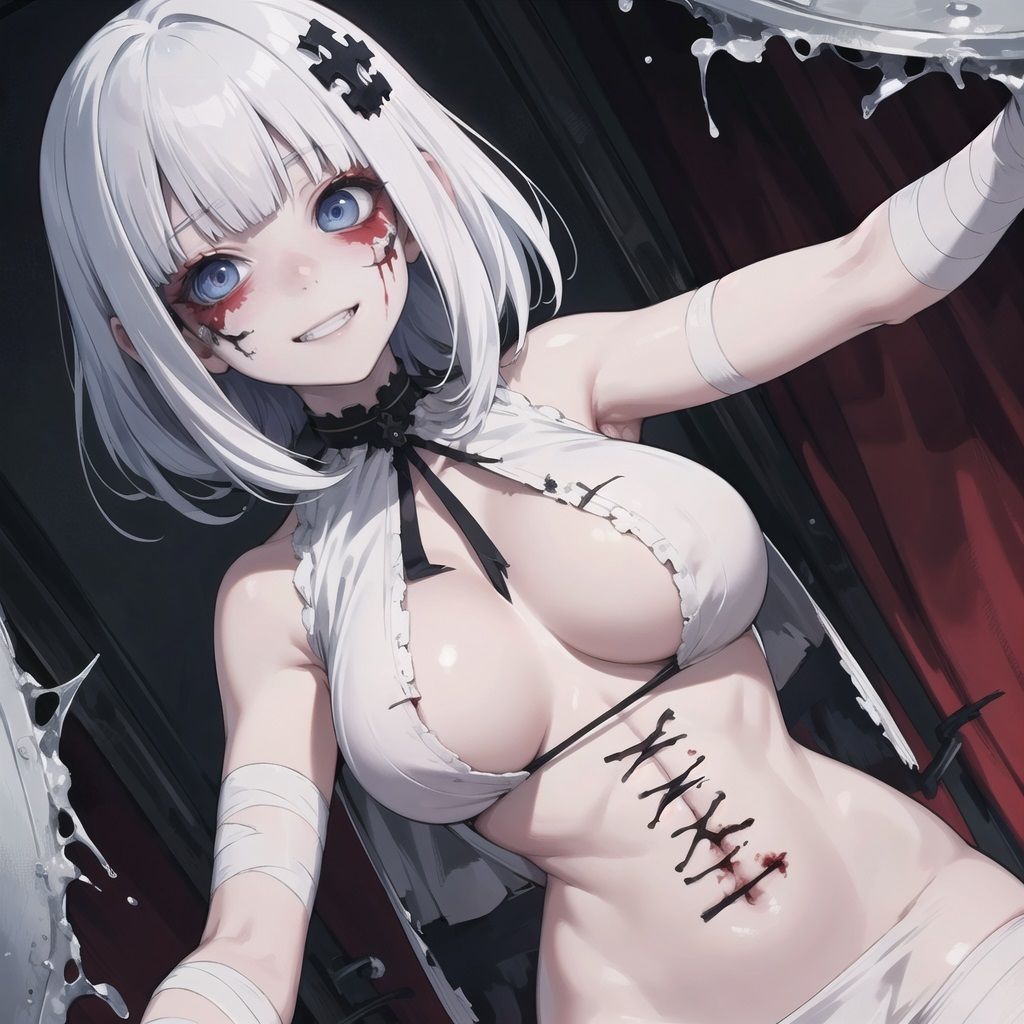 サンプル画像2:ゾンビパニック！ハロウィンコスプレ300P！(アトリエアイナーガ) [d_460858]