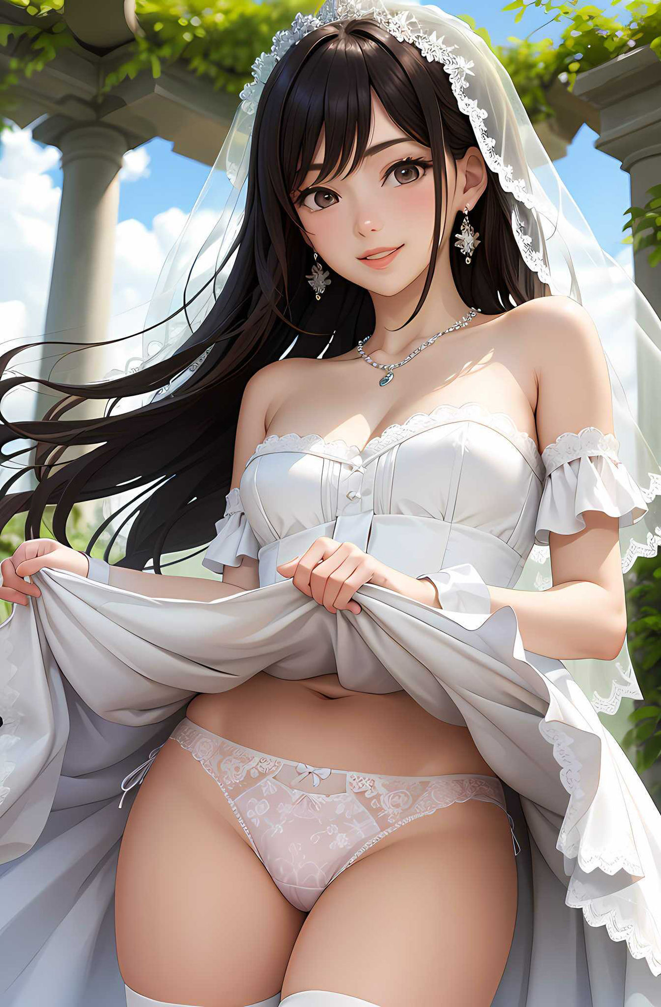 サンプル画像2:えちえちウェディングガールズ(AIれんず) [d_460925]