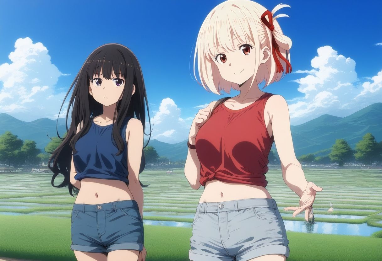 サンプル画像2:錦○千束＆井○上たきな 田舎田んぼエッチ(タカーノ) [d_460987]