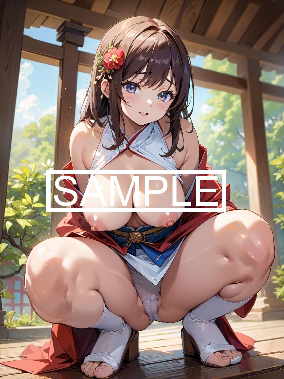 巫女 写真集93Pのサンプル画像 1