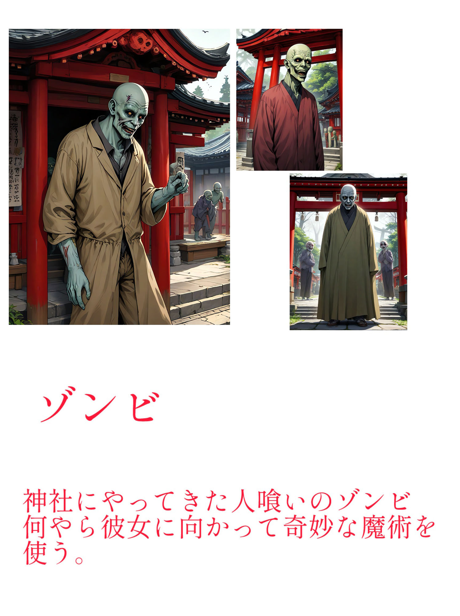 サンプル画像3:ゾンビ妖怪とドジっ子巫女が入れ替わる話(myo) [d_461039]