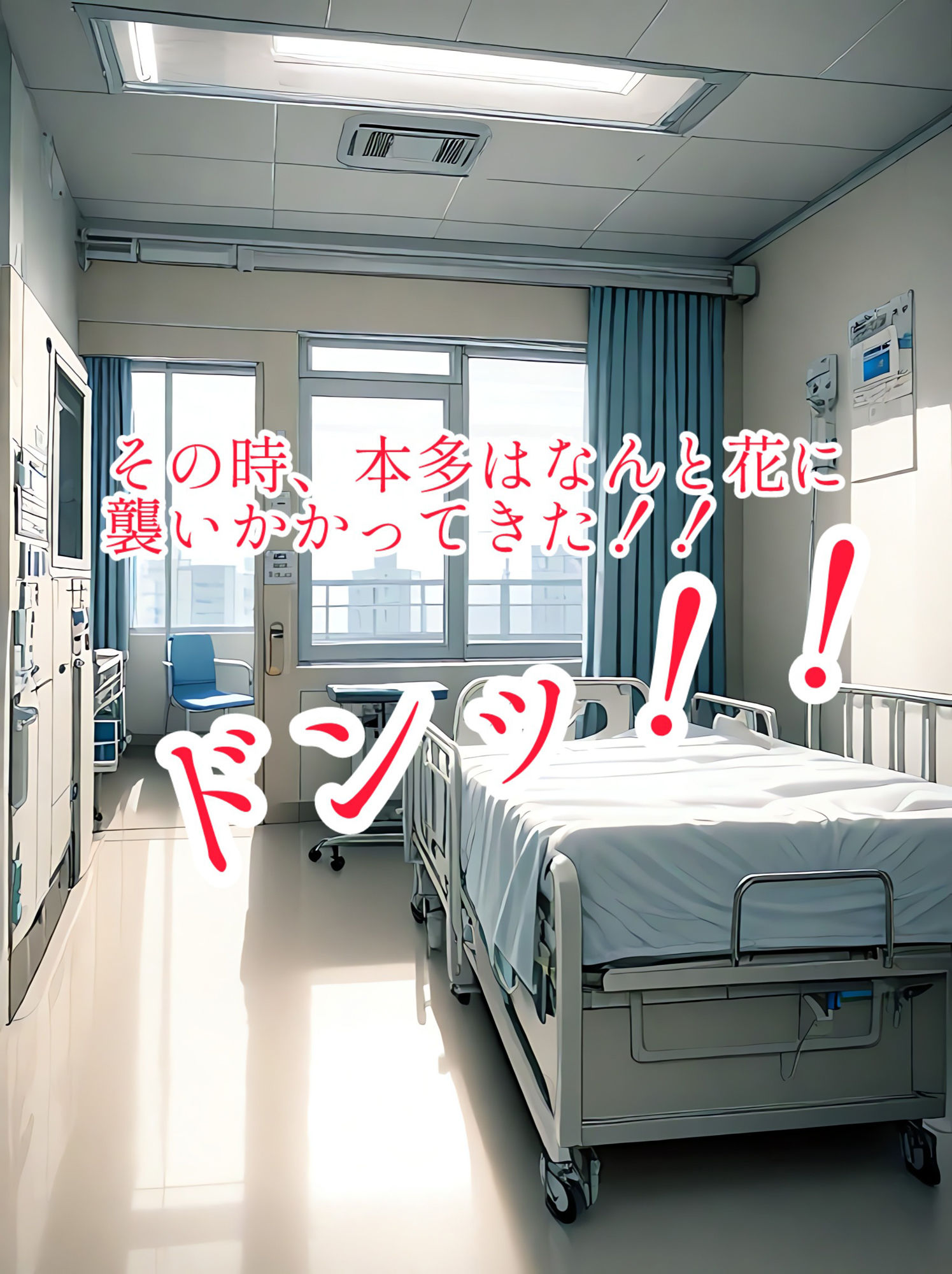 サンプル画像3:美人ナースとスケベ爺さんの身体が入れ替わる(myo) [d_461052]