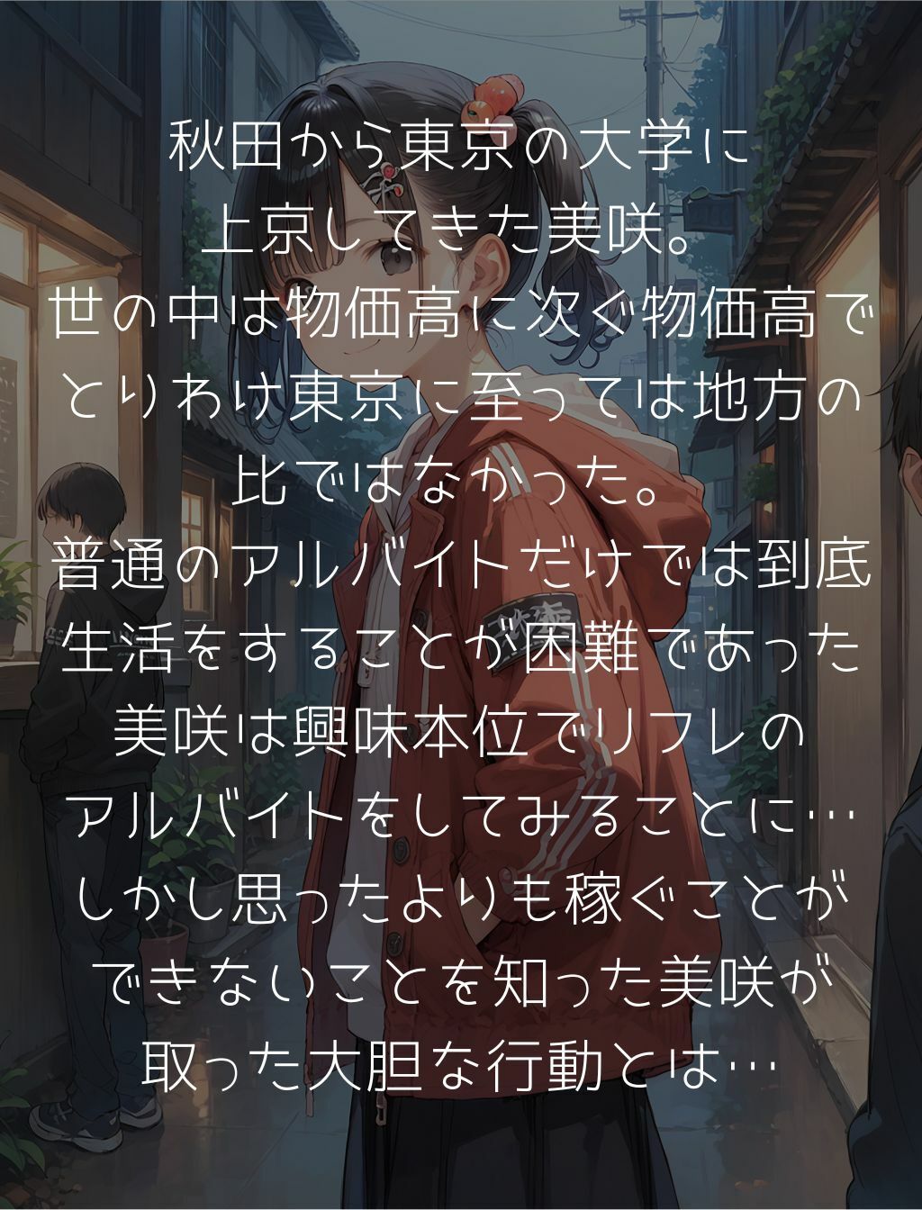 サンプル画像1:上京した女子大生のリフレ〜美咲編〜(萬堂筋（まんどうすじ）) [d_461145]