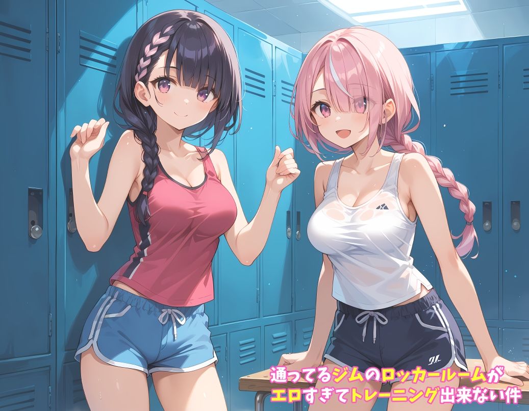 サンプル画像1:通ってるジムのロッカールームがエロすぎてトレーニング出来ない件 超美麗CG＆オマケVOICE付動画(FSTAR-project-α) [d_461221]