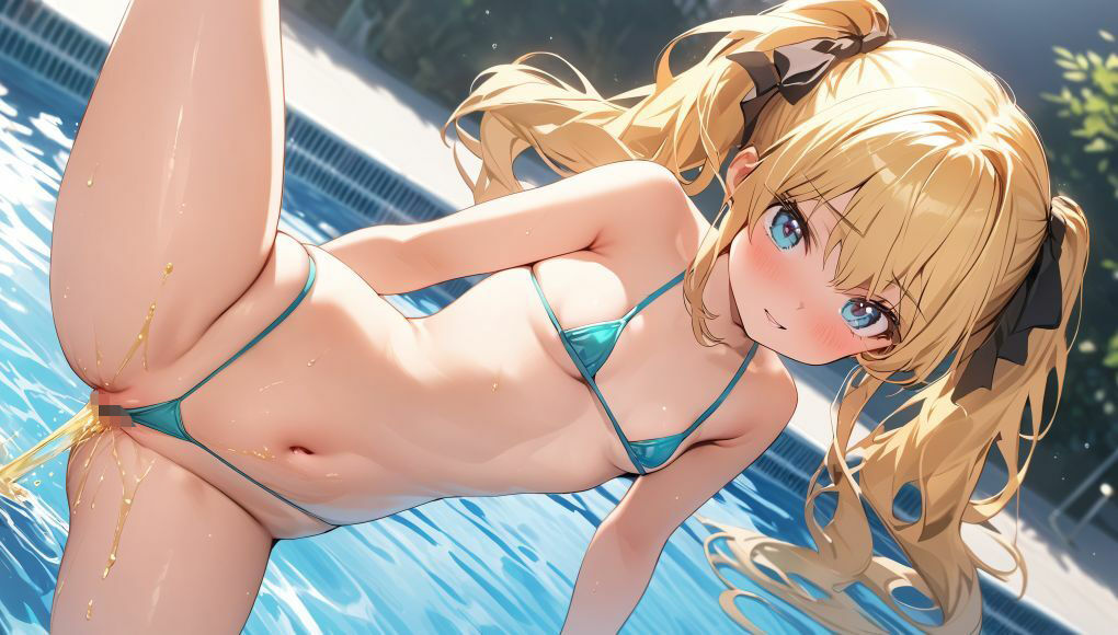 サンプル画像6:ロリっこおしっこ〜スクール水着編(やらし屋本舗) [d_461240]