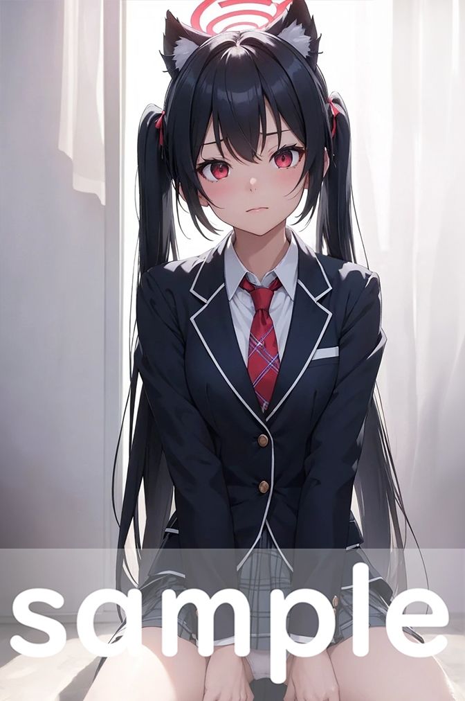 サンプル画像1:【揺れるおっぱい動画付】ブルーア●カイブ コンプ版(せもぽむめ) [d_461360]