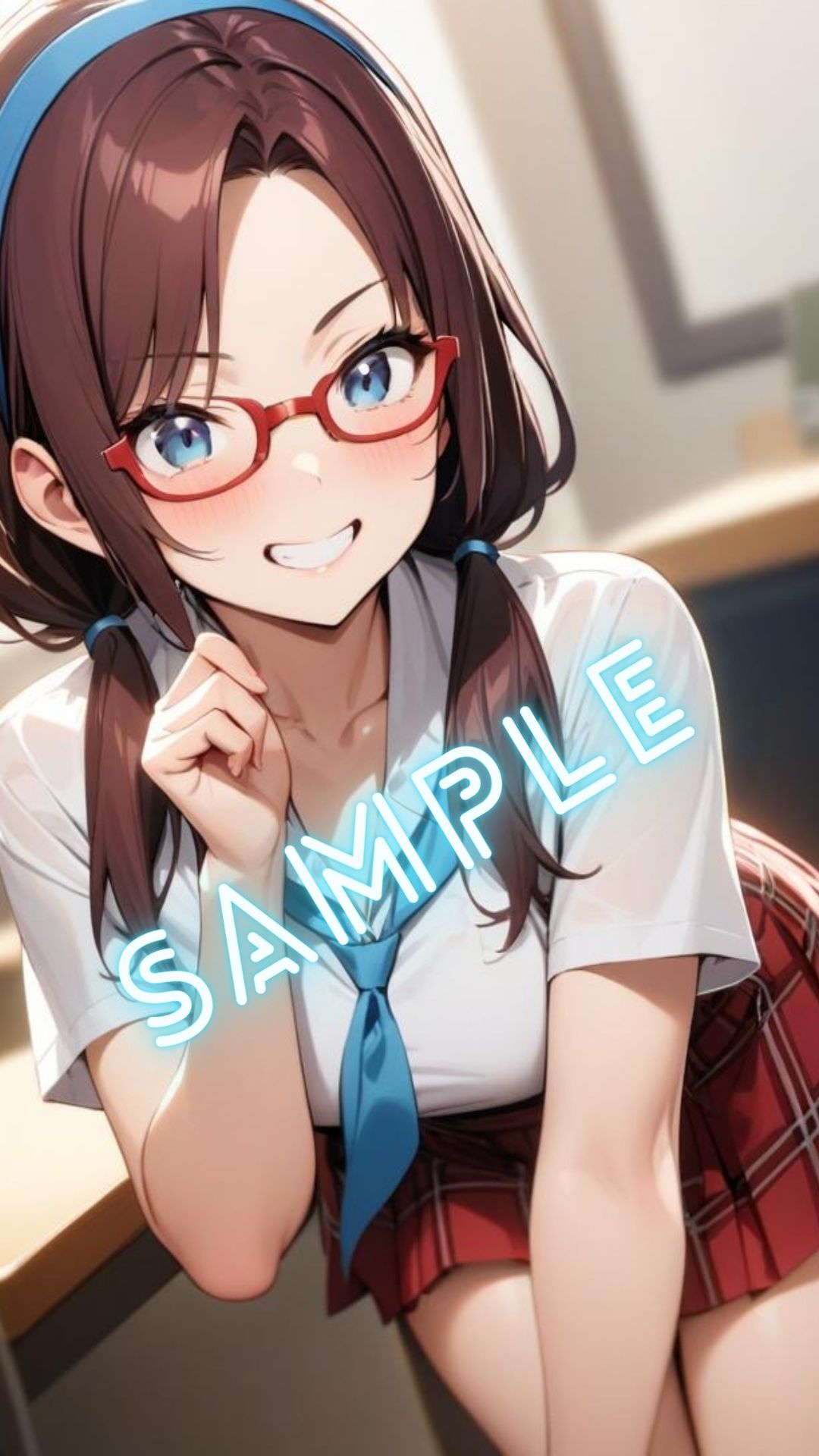 サンプル画像1:新世紀エヴァンゲリオン 真希波・◯リ・イラストリアス風 画像集(パンティー旅情) [d_461362]