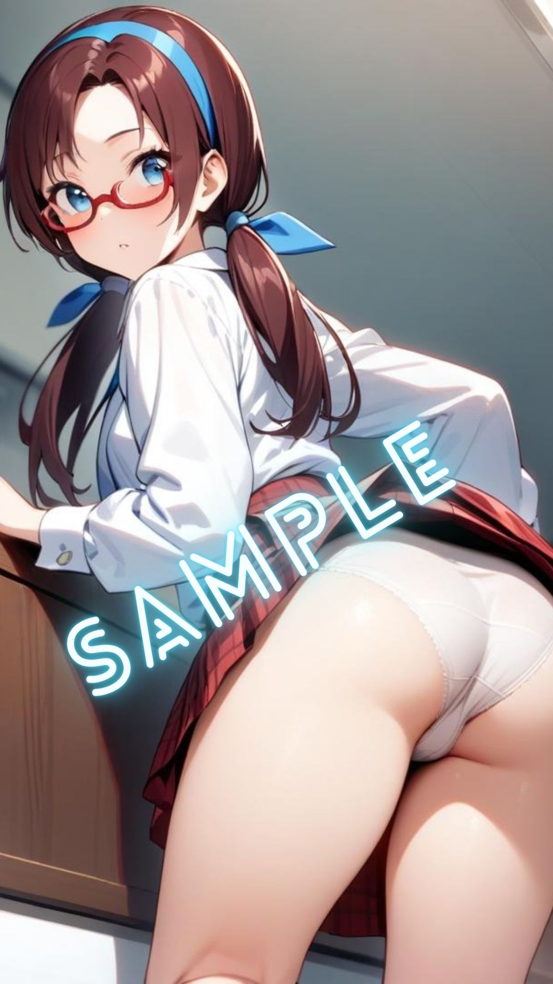 サンプル画像4:新世紀エヴァンゲリオン 真希波・◯リ・イラストリアス風 画像集(パンティー旅情) [d_461362]