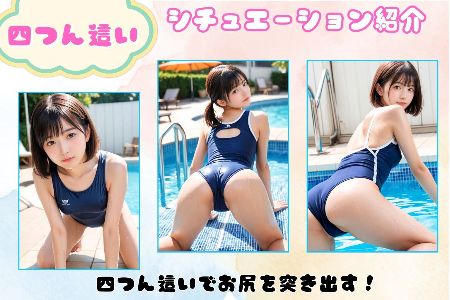 サンプル画像4:【水泳部】渚みさき！初のえっちな写真集発売！(オーガニック) [d_461374]