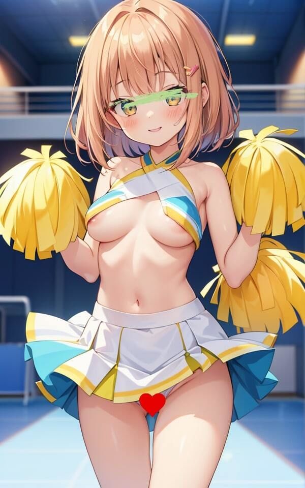 サンプル画像1:激しく踊るとみえちゃうかも？(おしくらまんじゅう) [d_461491]