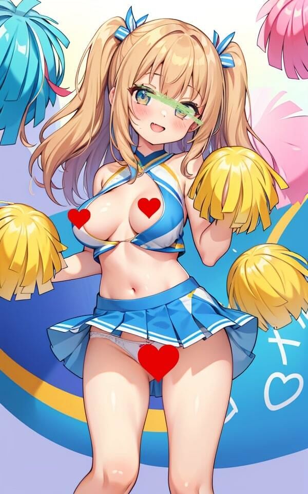 サンプル画像2:激しく踊るとみえちゃうかも？(おしくらまんじゅう) [d_461491]