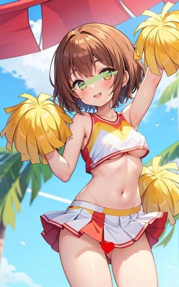 サンプル画像4:激しく踊るとみえちゃうかも？(おしくらまんじゅう) [d_461491]