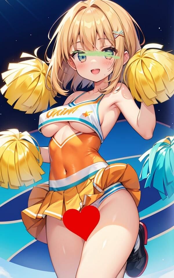 サンプル画像5:激しく踊るとみえちゃうかも？(おしくらまんじゅう) [d_461491]