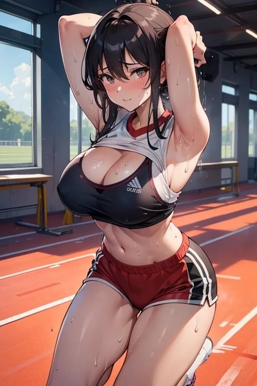 サンプル画像1:エロい引き締まったカラダの陸上部女子の催●部活動1(LOVEdream) [d_461502]