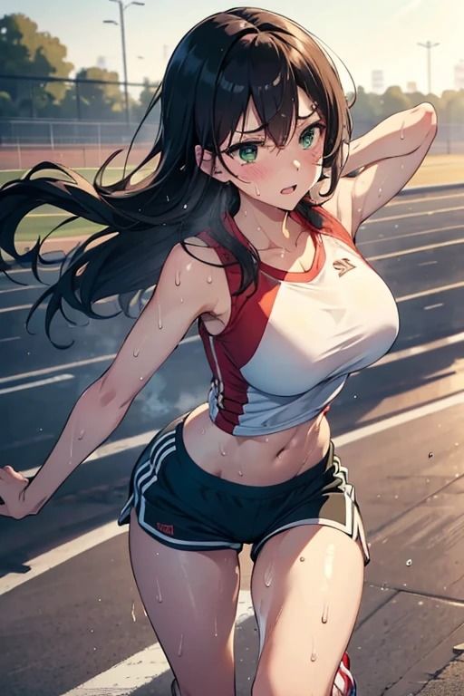 サンプル画像2:エロい引き締まったカラダの陸上部女子の催●部活動1(LOVEdream) [d_461502]