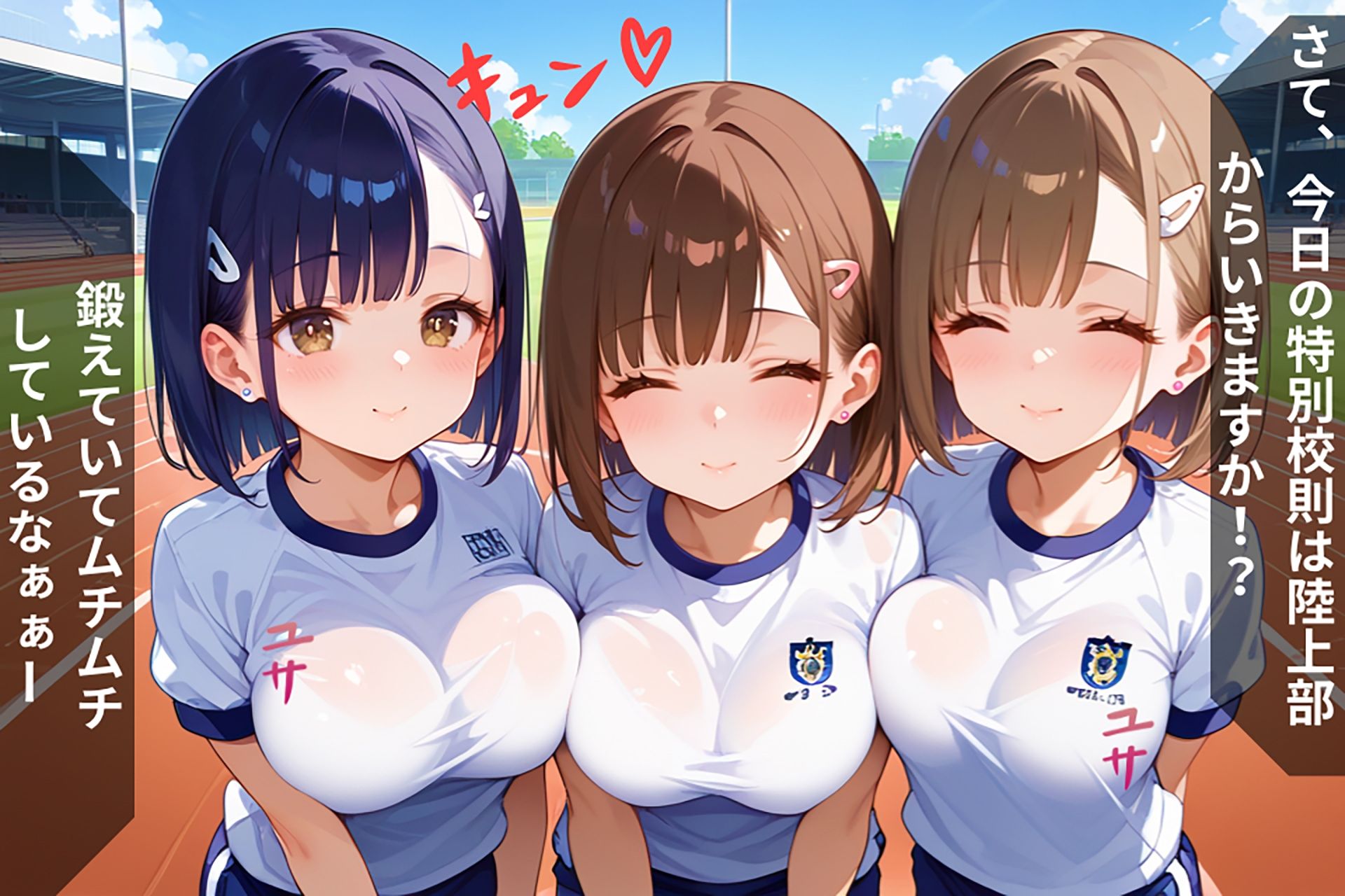 サンプル画像5:陸上部の美少女たちを俺の校長権力で淫らに従わせる日常【セリフ/擬音付き】(デブおじ無双) [d_461567]