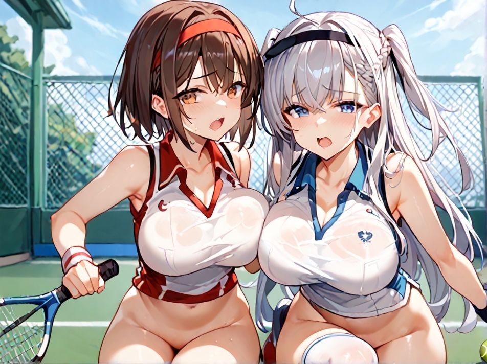 サンプル画像1:爆乳M女達のSEX合宿 テニス部編(AuroraStudio) [d_461588]