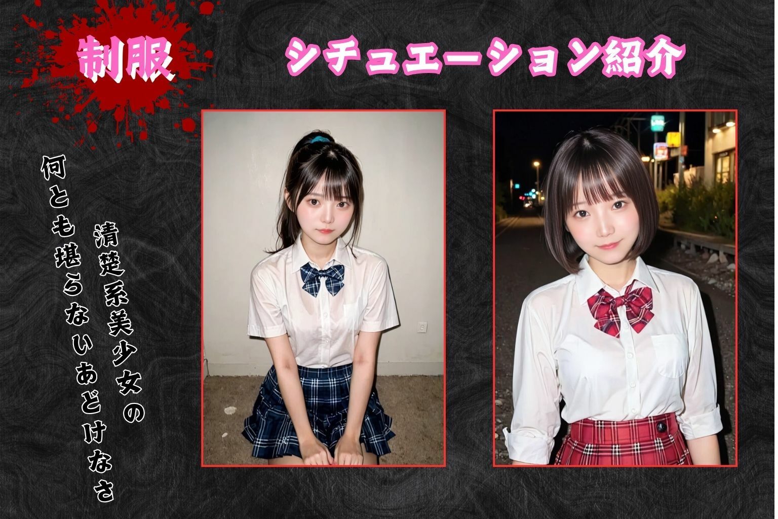 サンプル画像2:女子校生ケツ穴おっ広げ！(オーガニック) [d_461631]