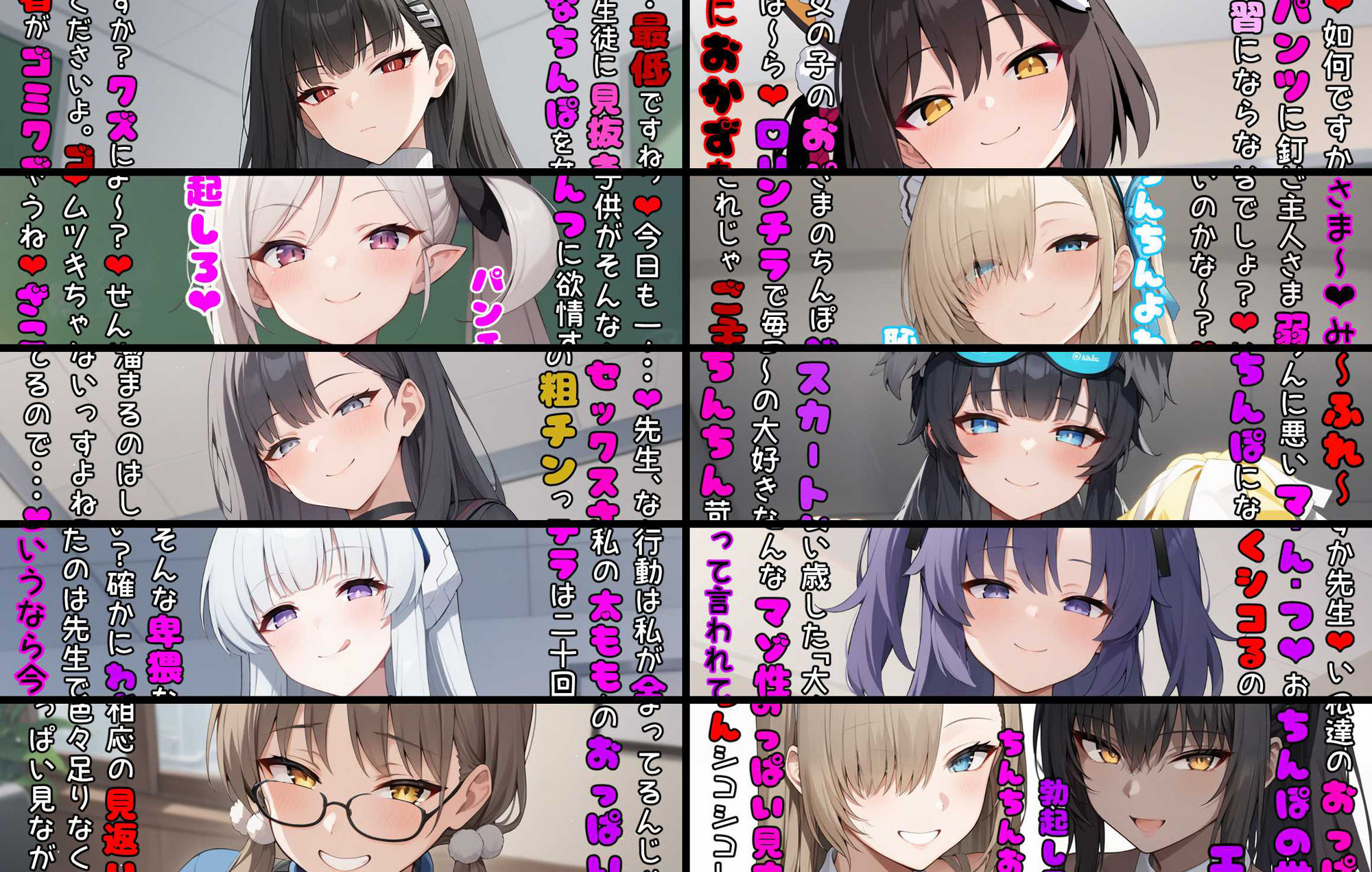 サンプル画像4:ブル●カの女の子たちにシコシコ見てもらうマゾ向けCG集(イカ耳茶碗蒸し) [d_461697]