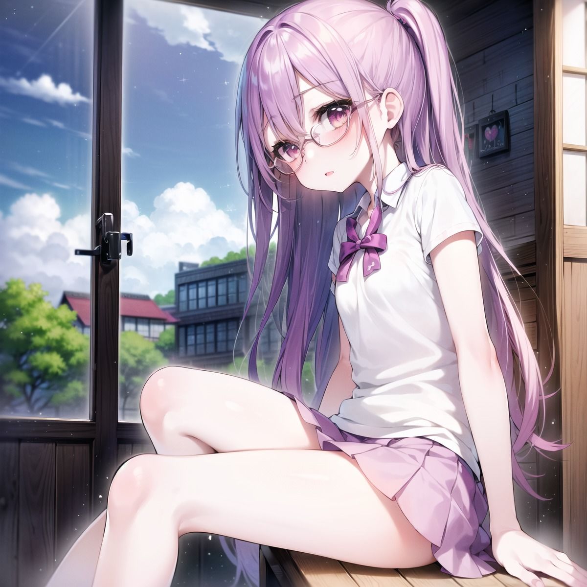 サンプル画像1:発情！優等生眼鏡女子300選 Part4(癒しエロっち) [d_461758]