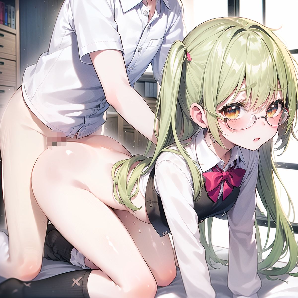 サンプル画像5:発情！優等生眼鏡女子300選 Part4(癒しエロっち) [d_461758]