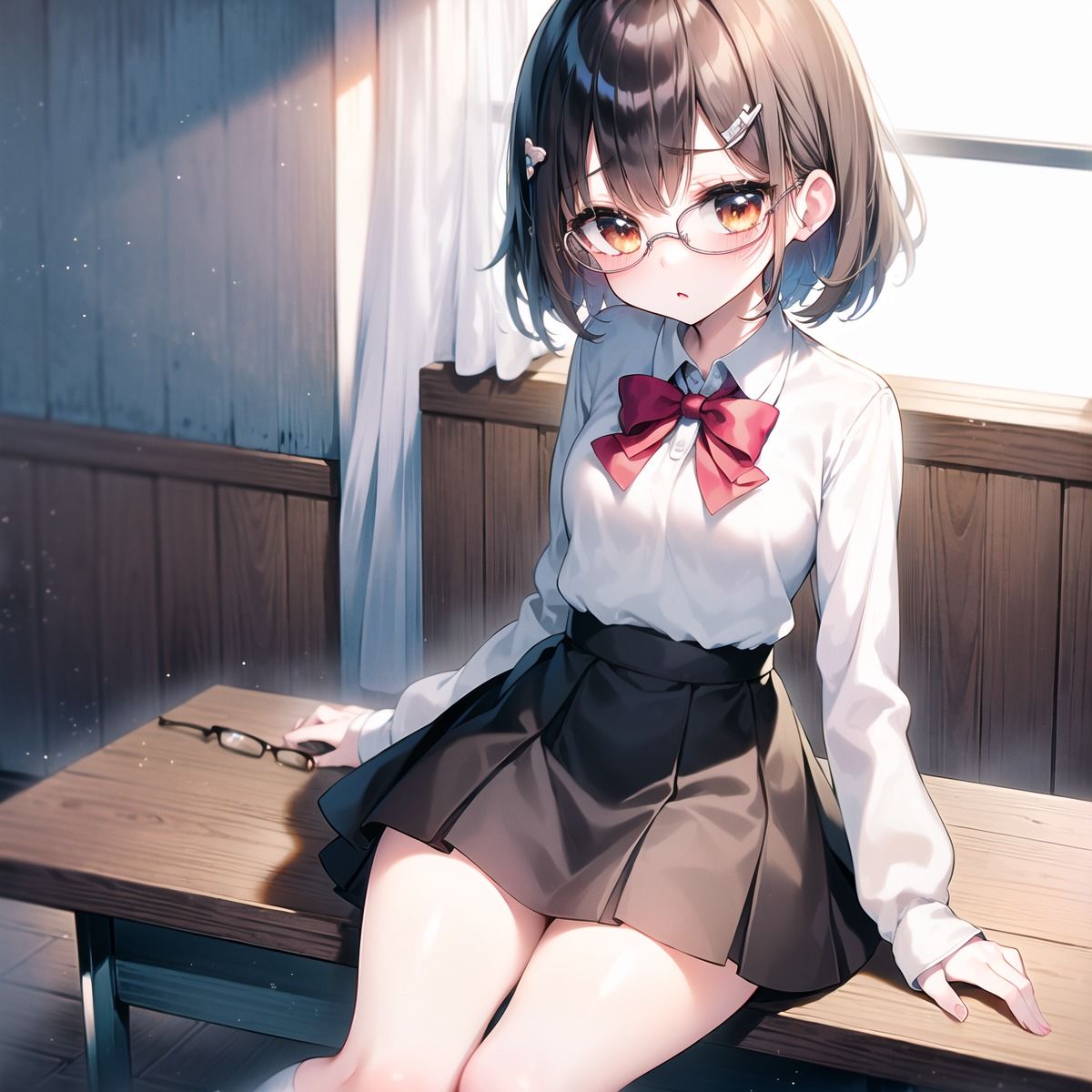 サンプル画像4:発情！優等生眼鏡女子300選 Part5(癒しエロっち) [d_461770]