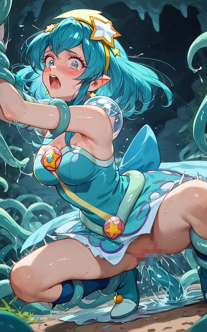 サンプル画像3:触手敗北 キュアミルキー（羽衣ララ）(永愛堂) [d_461805]