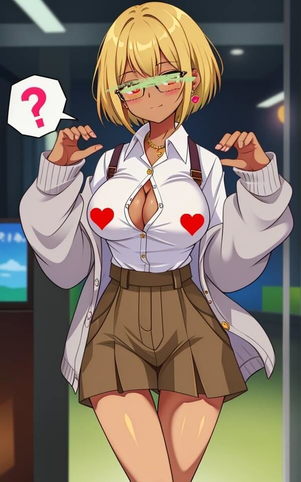 サンプル画像4:いつも通りかかる可愛い黒ぎゃるのおっぱいを無理やり透視してみた（ 一一）(ムラムラボーイ) [d_461850]