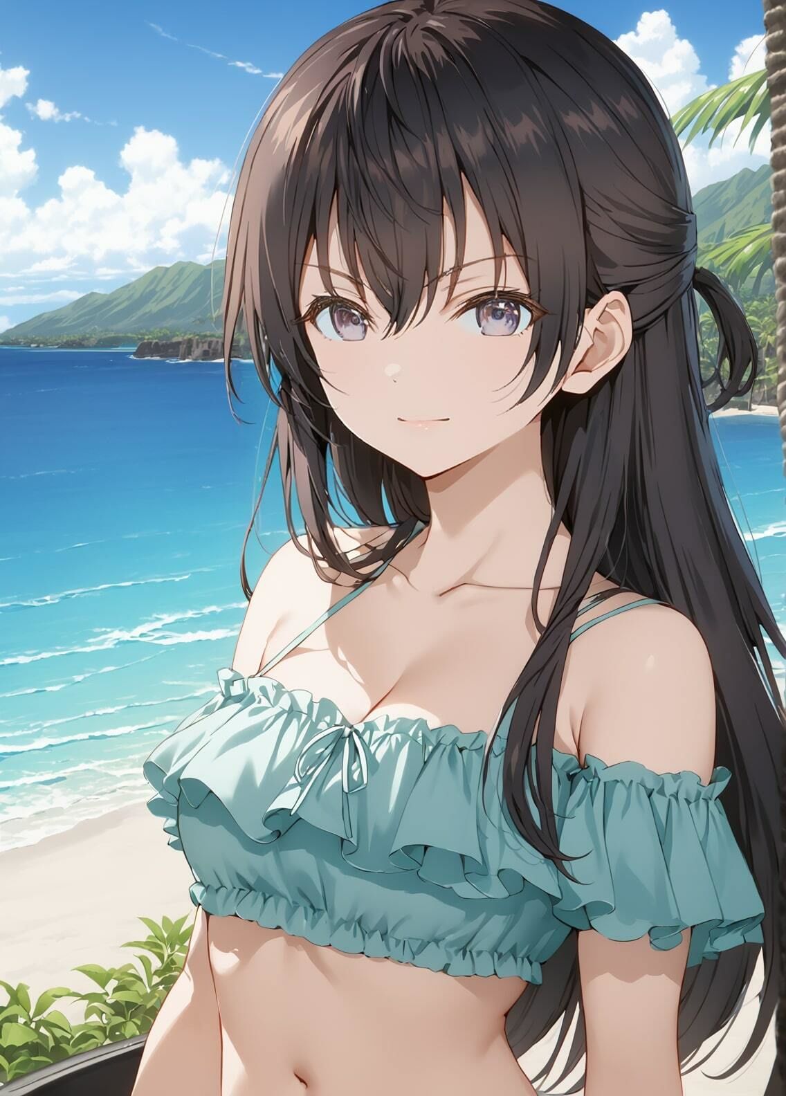 サンプル画像6:「時々ボソッとロシア語でデレる隣のアーリャさん」周防有希 水着写真集（全19種類496枚）(人の海) [d_461864]