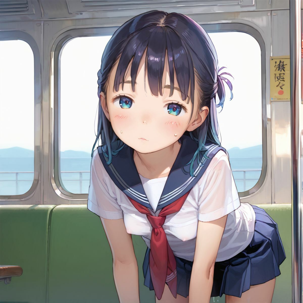 サンプル画像5:痴●で発情するちっぱい美少女01(ぷにあな) [d_461890]