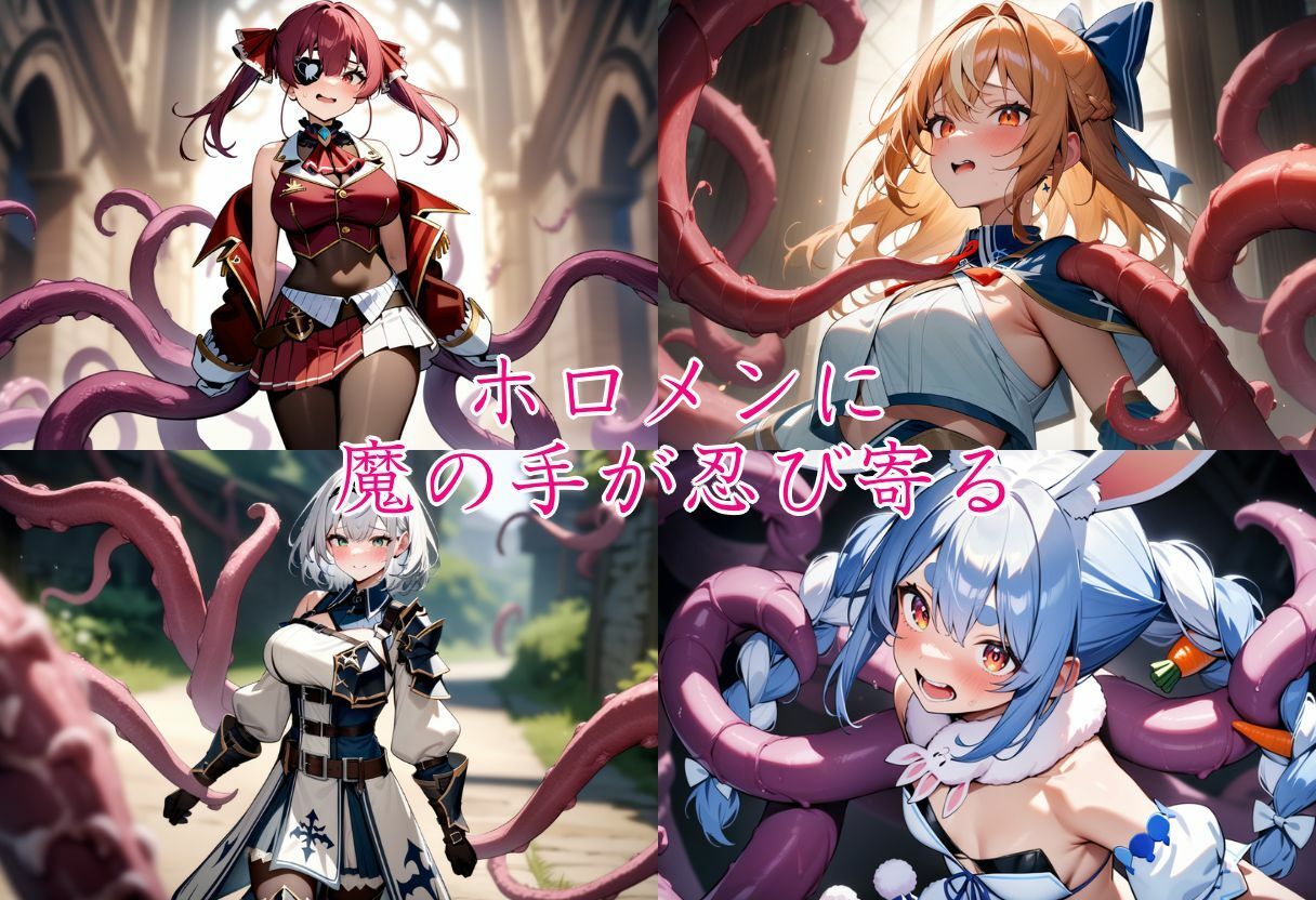 サンプル画像2:ホ◯ライブVS触手(ウミニアス) [d_461930]