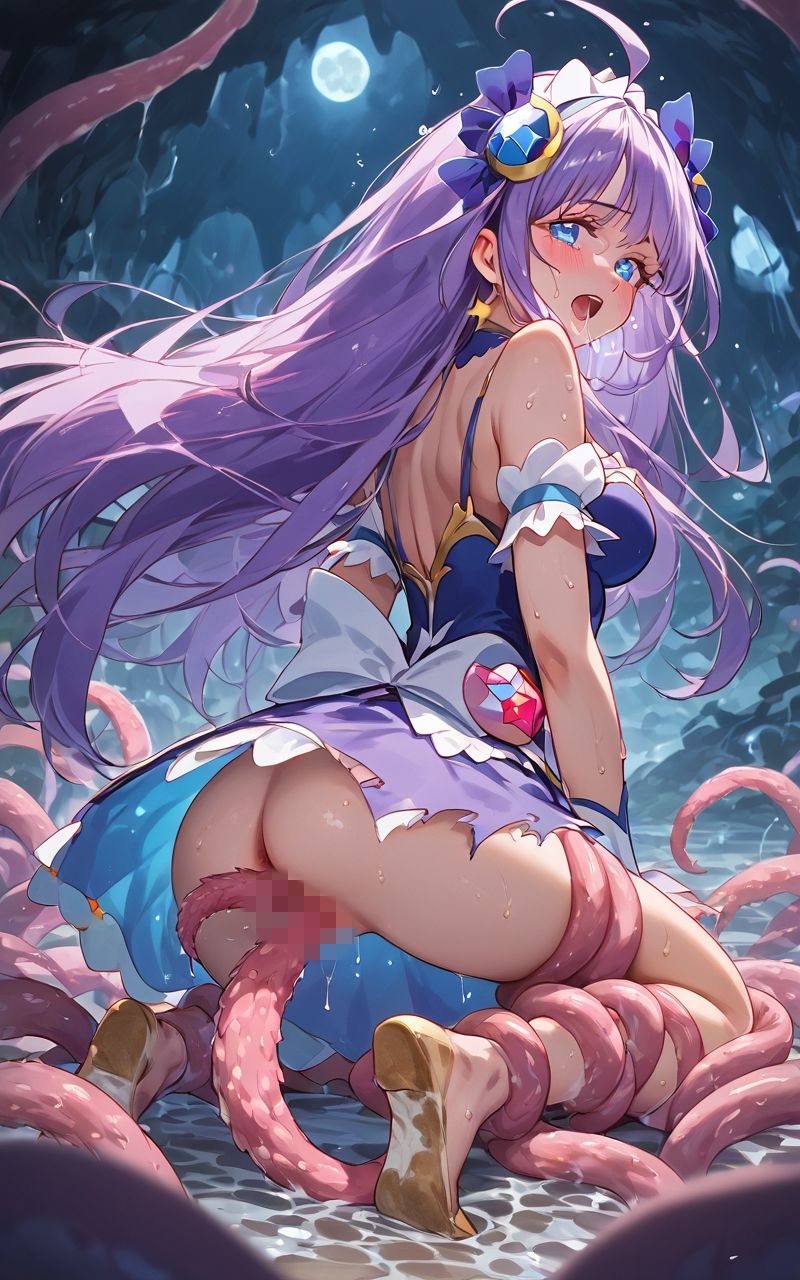 サンプル画像5:触手敗北 キュアセレーネ（香久矢まどか）(永愛堂) [d_461959]