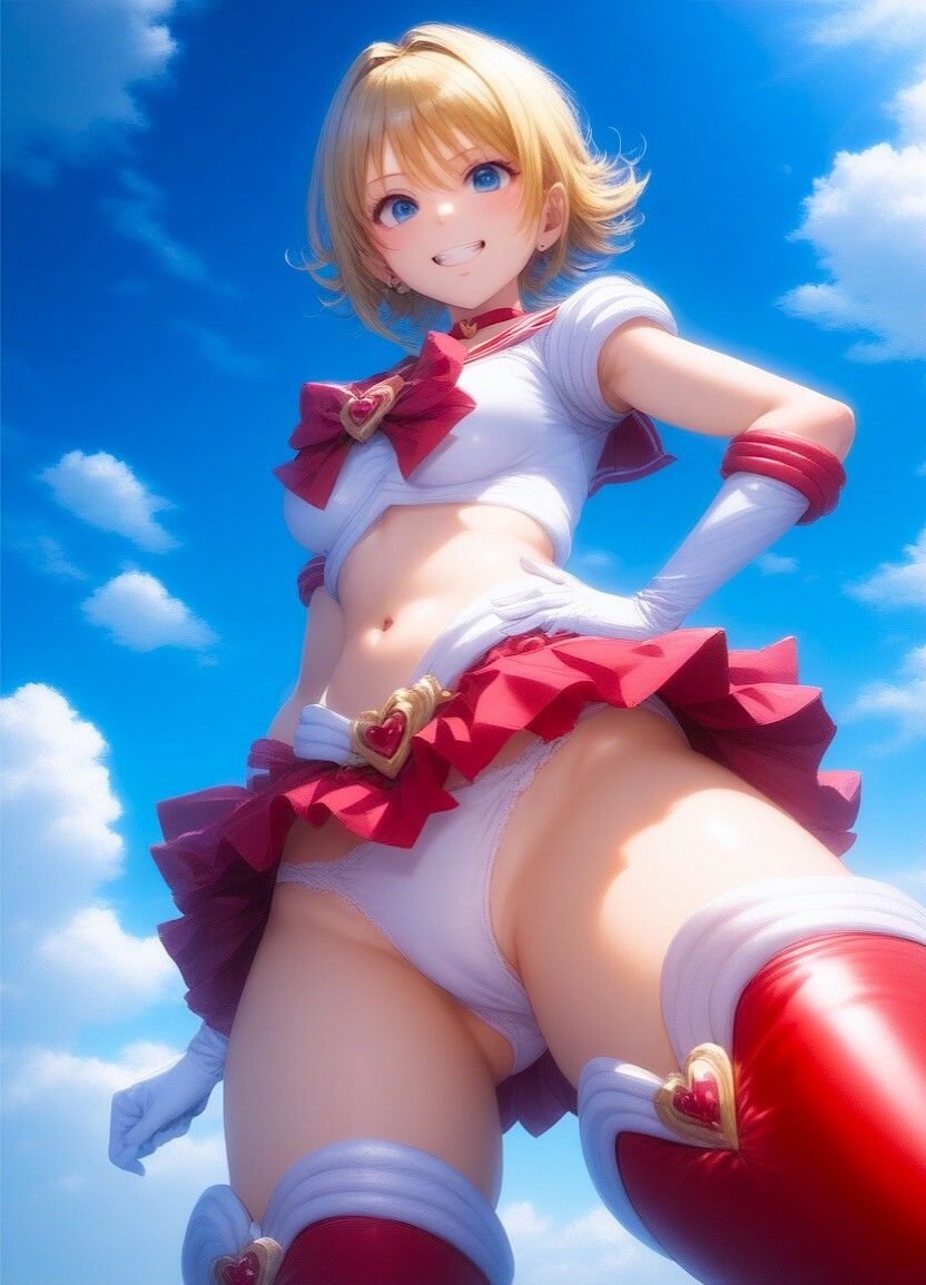 サンプル画像1:アイドルのセーラー戦士コス vol.1(らいん) [d_462004]