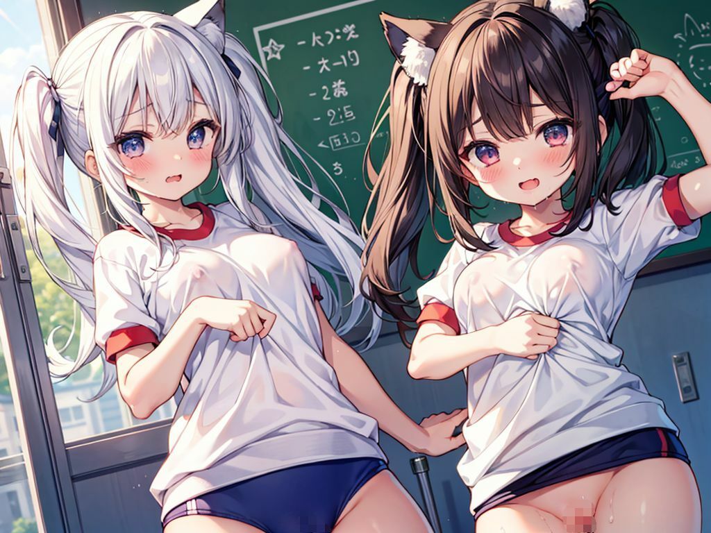 サンプル画像6:ケモ耳っ子女学園〜すりすりヘコヘコ発情期編4〜(ひよこ倶楽部) [d_462024]