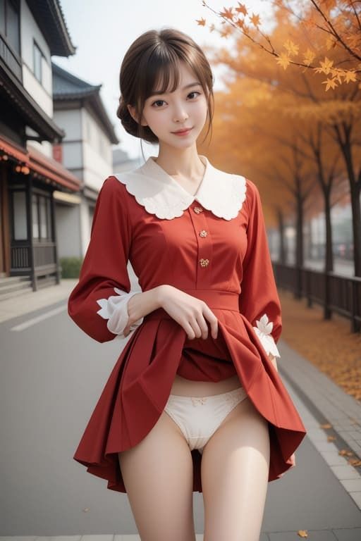 サンプル画像4:スカートたくし上げコレクション(エイトランド) [d_462212]