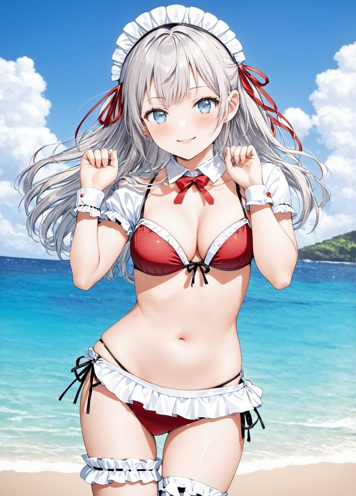 サンプル画像3:「時々ボソッとロシア語でデレる隣のアーリャさん」アリサ・ミハイロヴナ・九条セクシー写真集（全15種類355枚）(人の海) [d_462274]