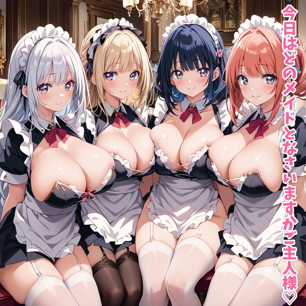 サンプル画像6:【セリフ付き】メイドの館に男はオレ一人だけ(星彩レコード) [d_462311]