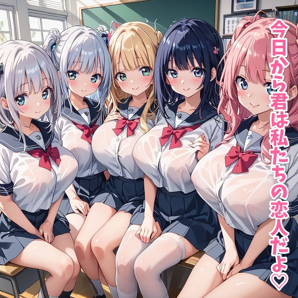 サンプル画像6:【セリフ付き】○校に入学したら男はオレ一人だけ(星彩レコード) [d_462316]