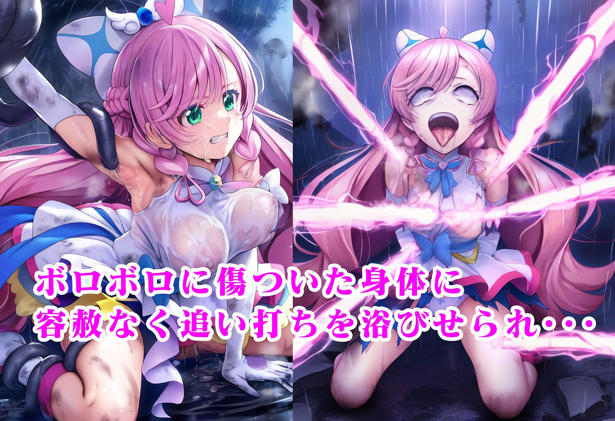 サンプル画像2:プリズム毒キノコ敗北 リョナ出産人生終了イラスト集(月影亭) [d_462323]